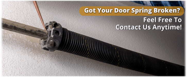 Broken Garage Door Spring Folsom